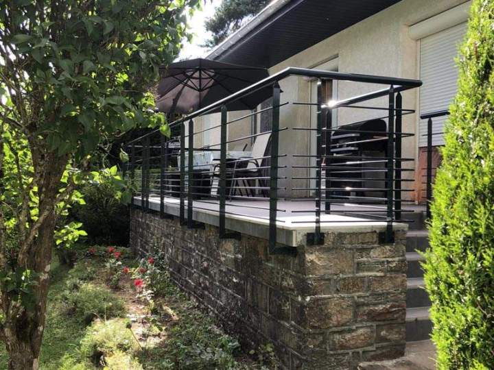 Garde-corps terrasse La Bourboule