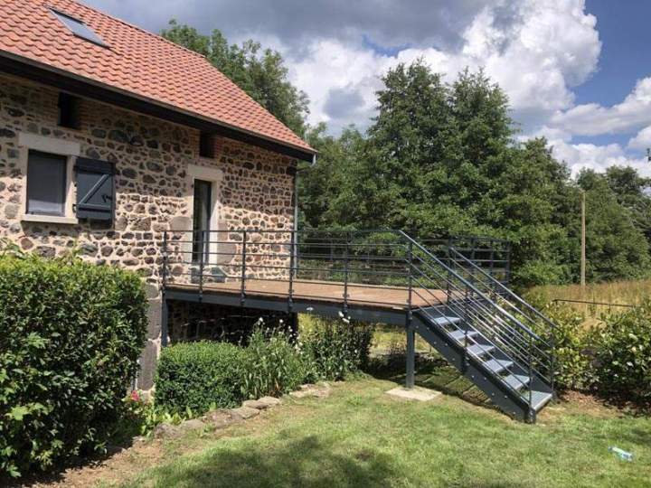 Escalier d'accès et rambarde La Bourboule
